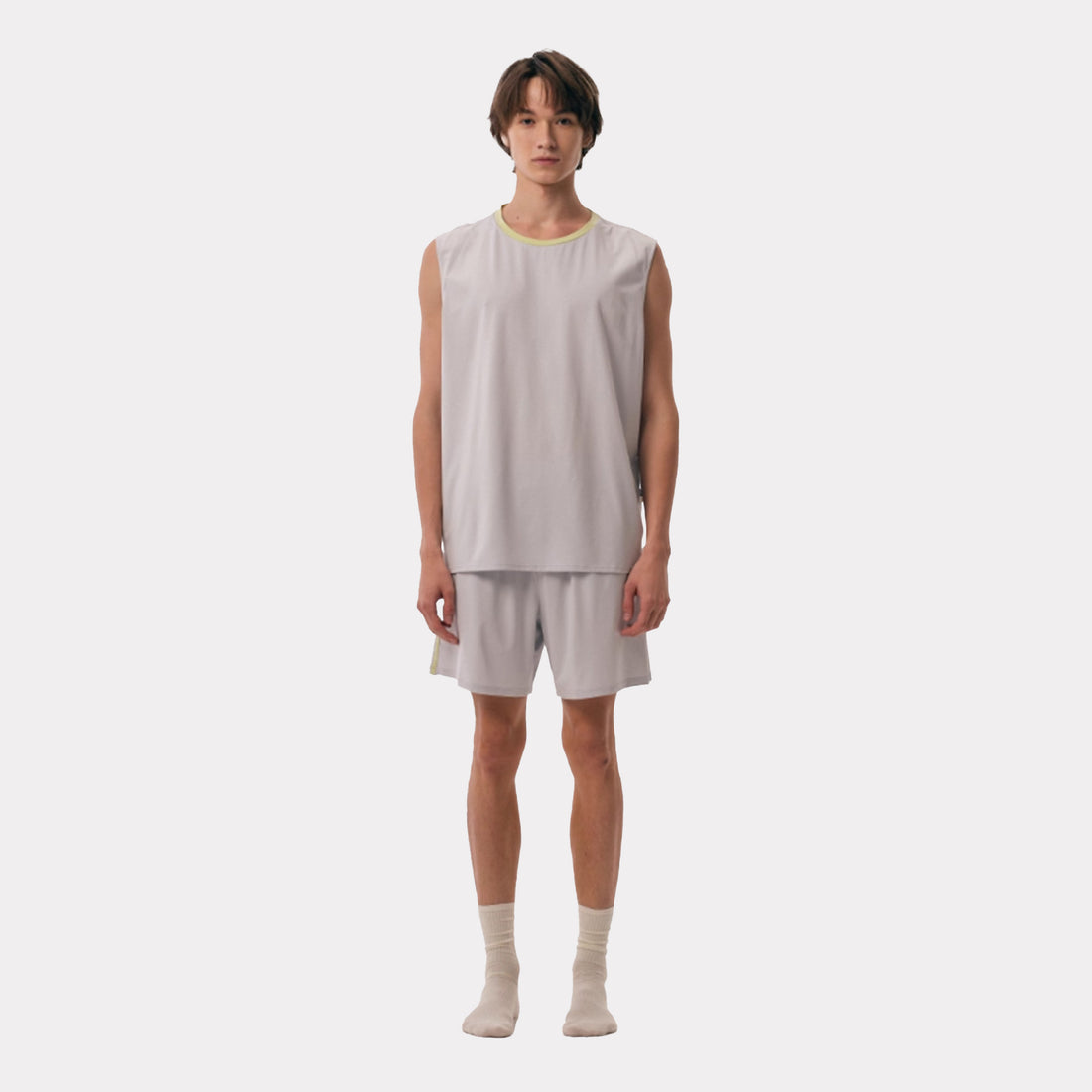 Men's summer cool sleeveless vest shorts pajamas