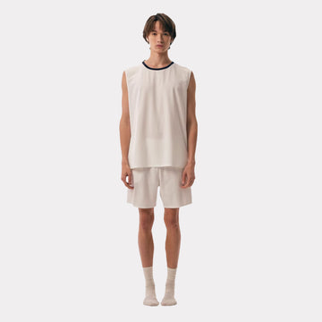 Men's summer cool sleeveless vest shorts pajamas