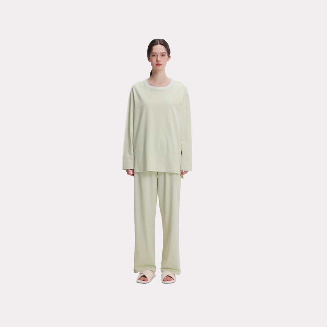 Spring and summer women's casual round neck home wear suit