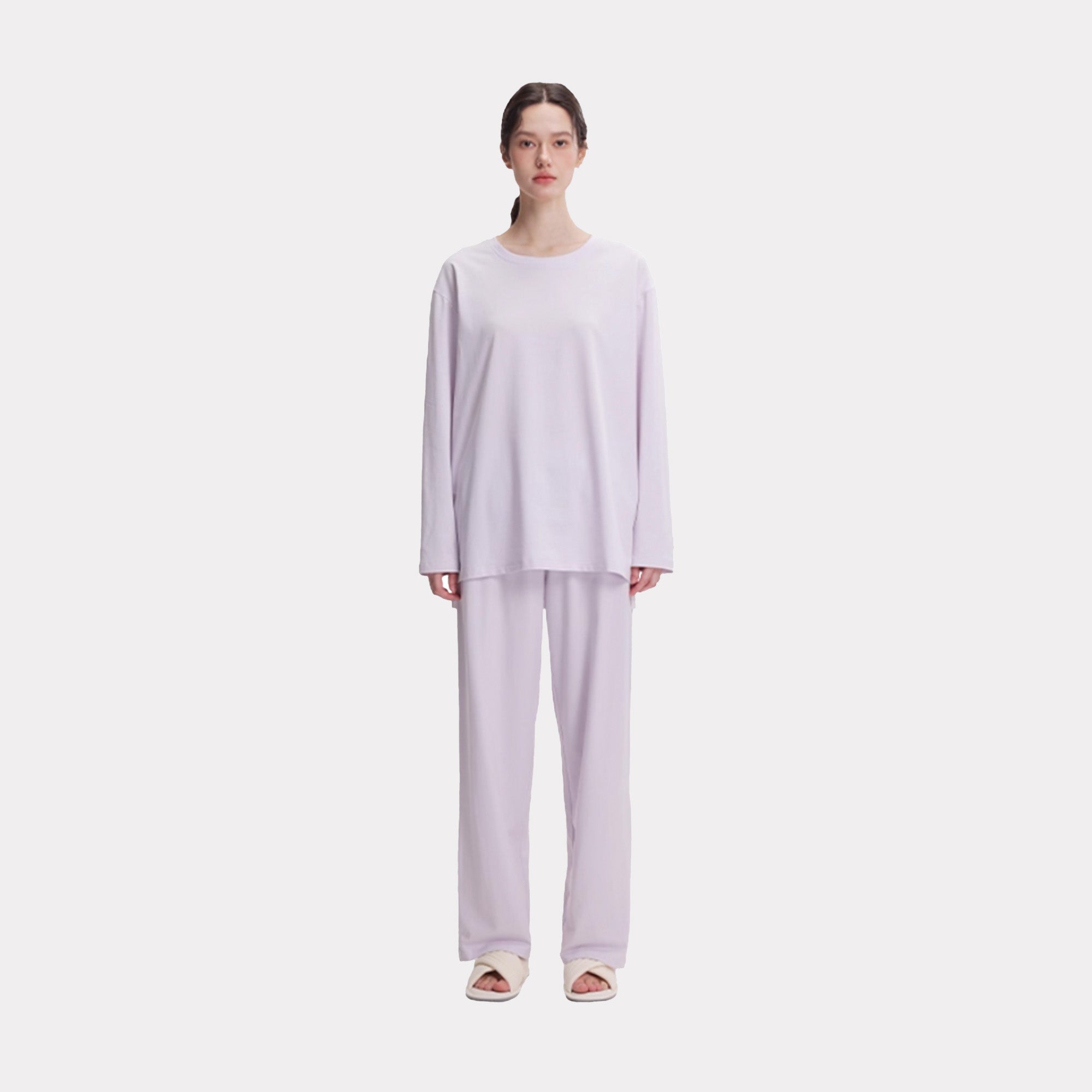 Spring and summer women's casual round neck home wear suit