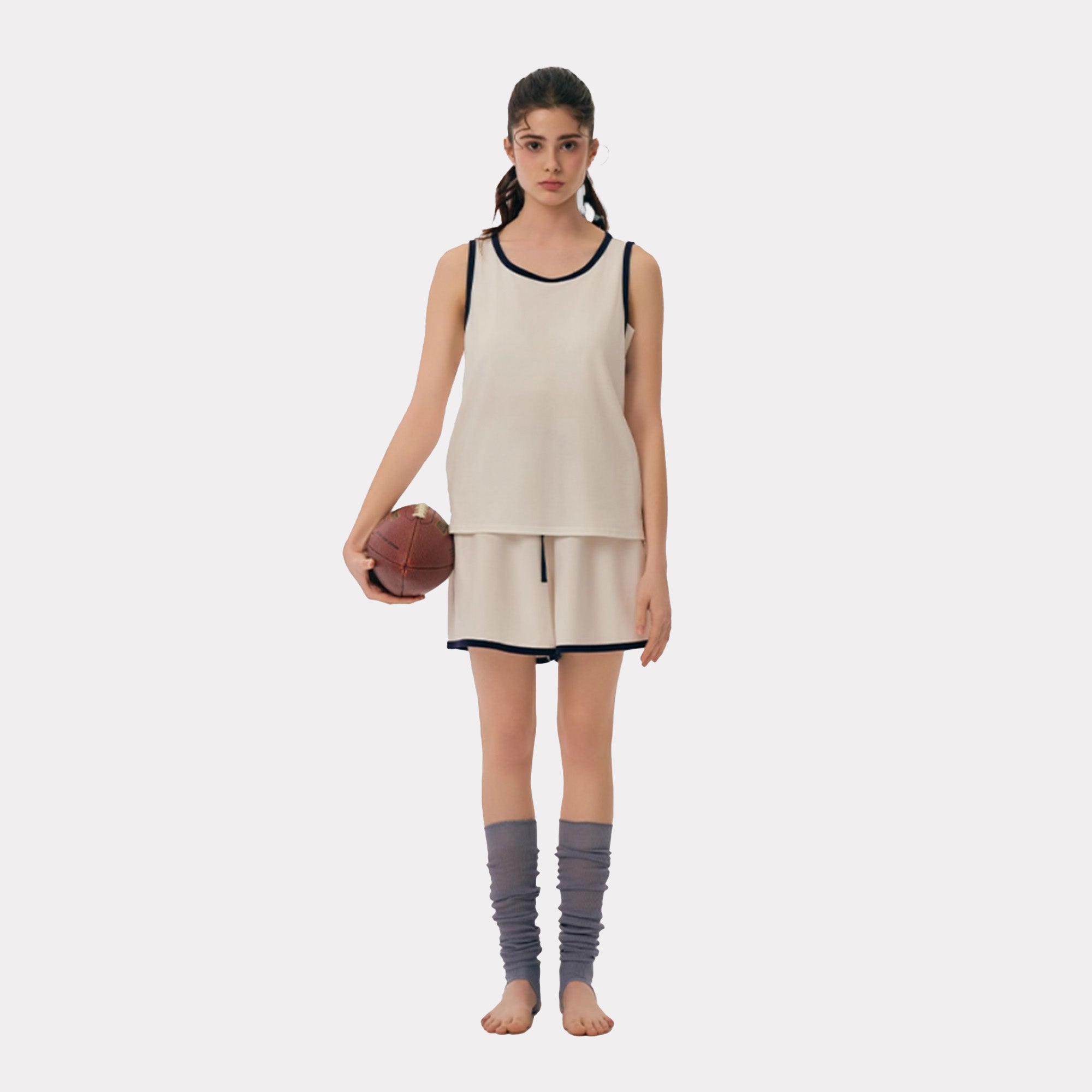 Summer cool women's sleeveless pajamas set