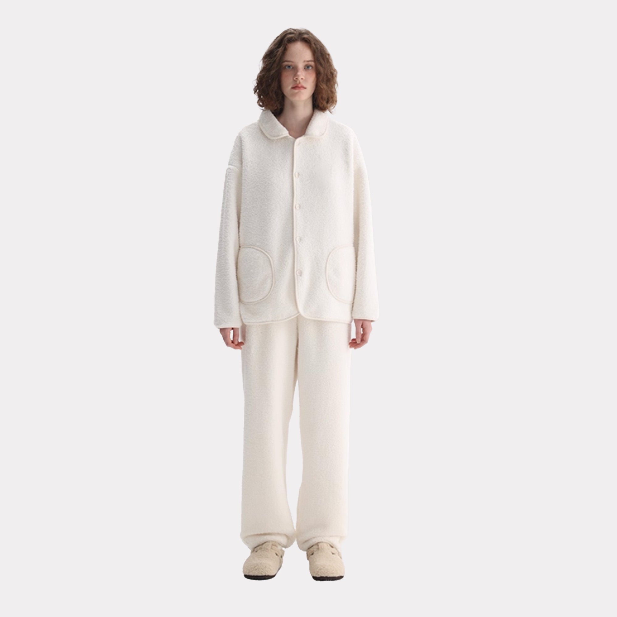 Women's winter thick fleece pajamas