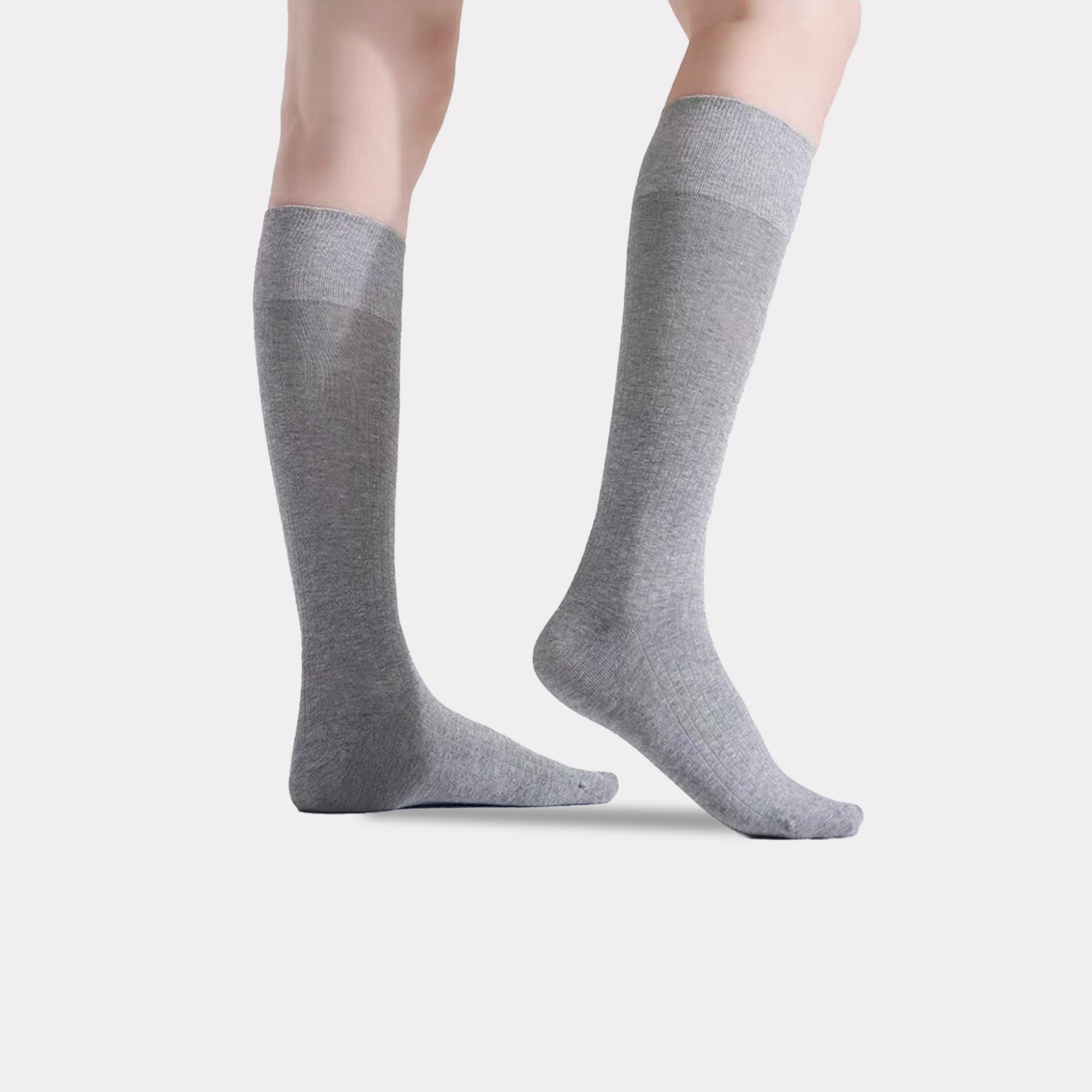 women's spring and summer high socks with compression and slimming effect