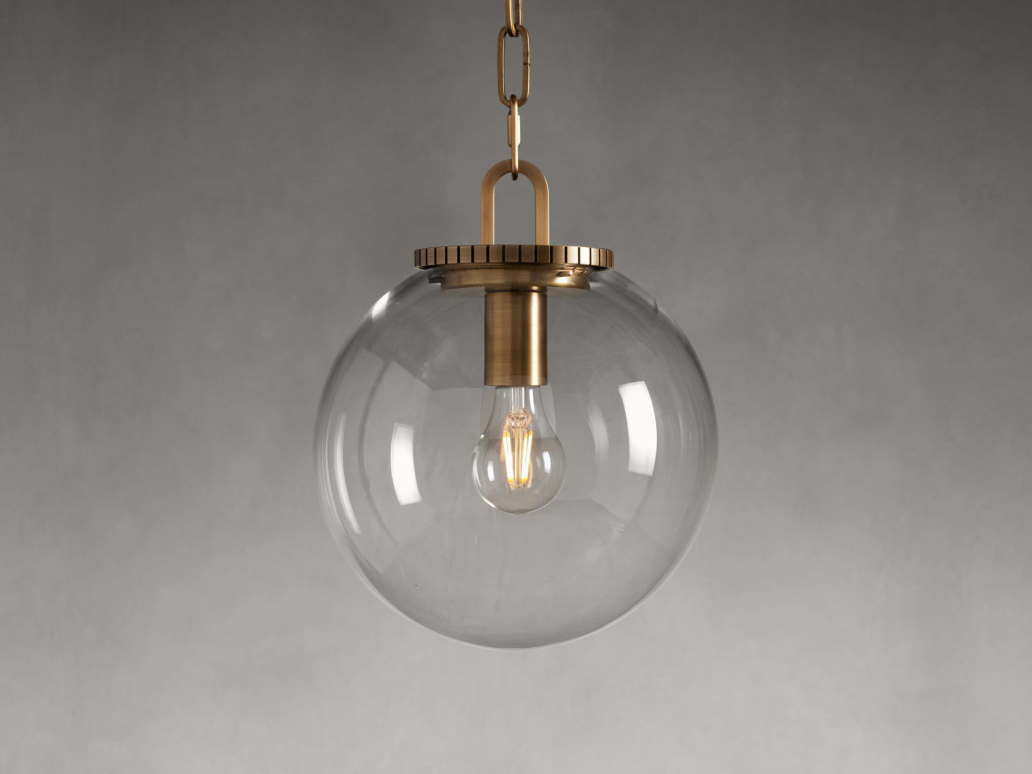 Wescott Globe Pendant with Chain