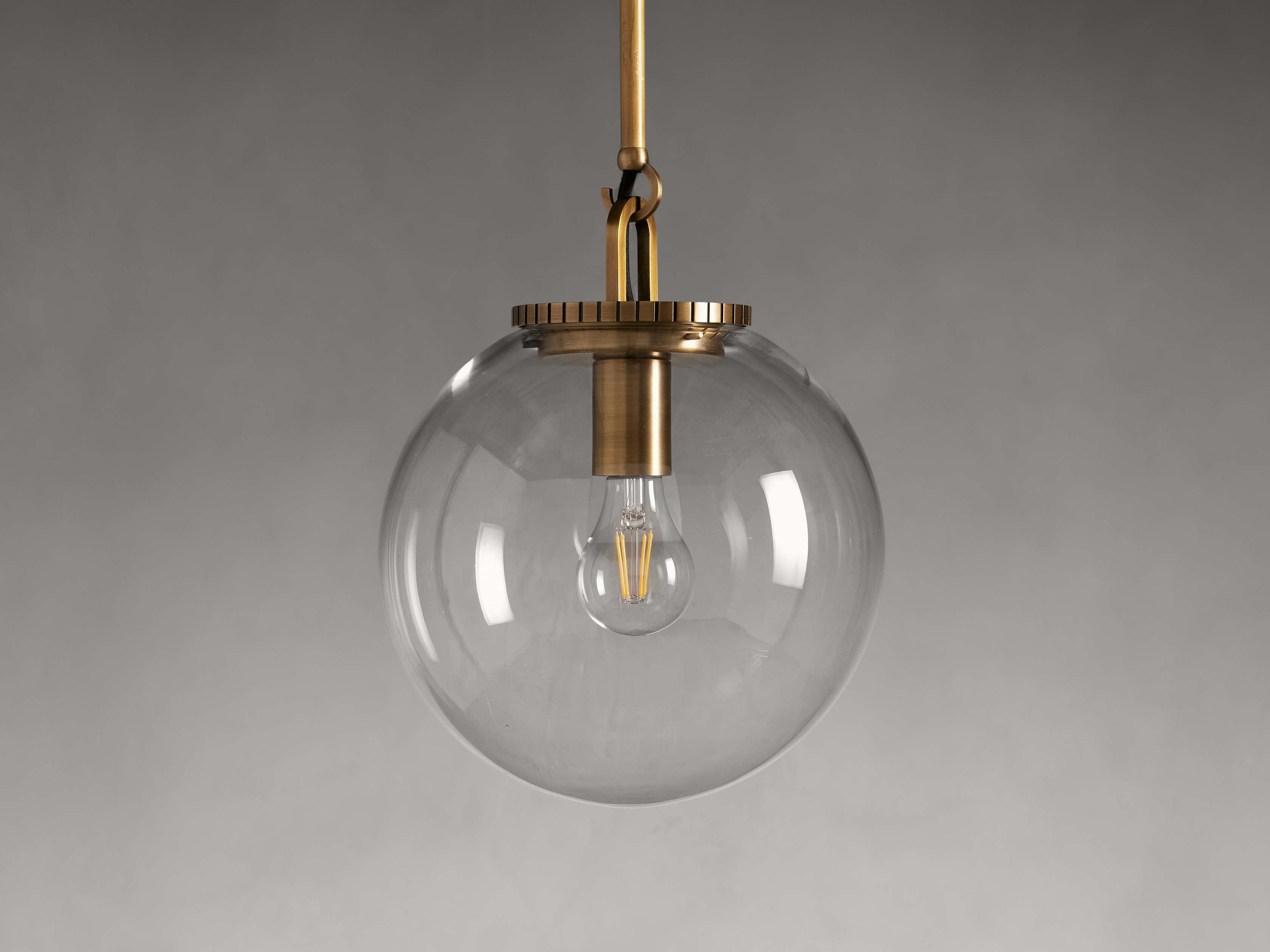 Wescott Globe Pendant with Rod