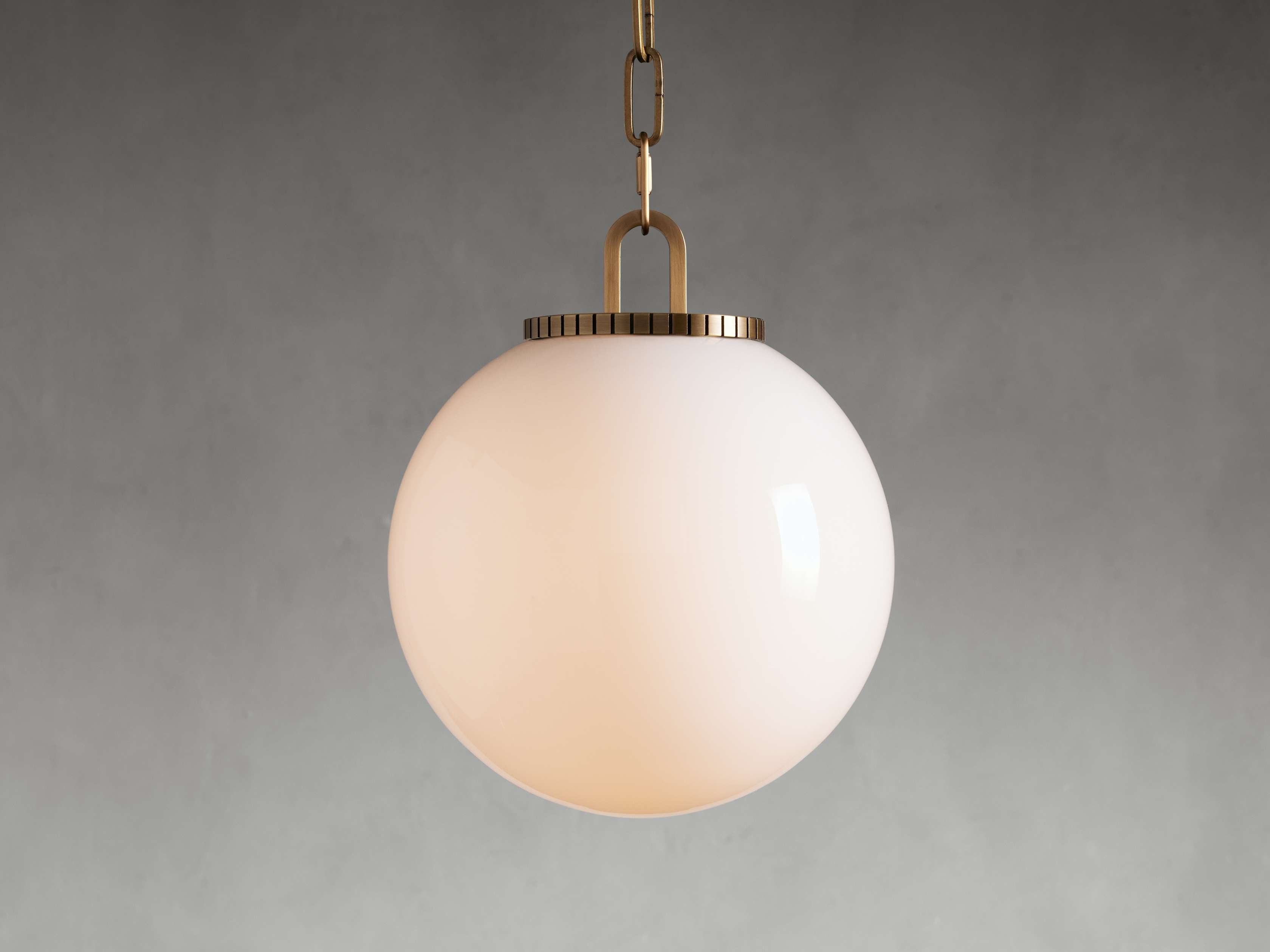 Wescott Globe Pendant with Chain