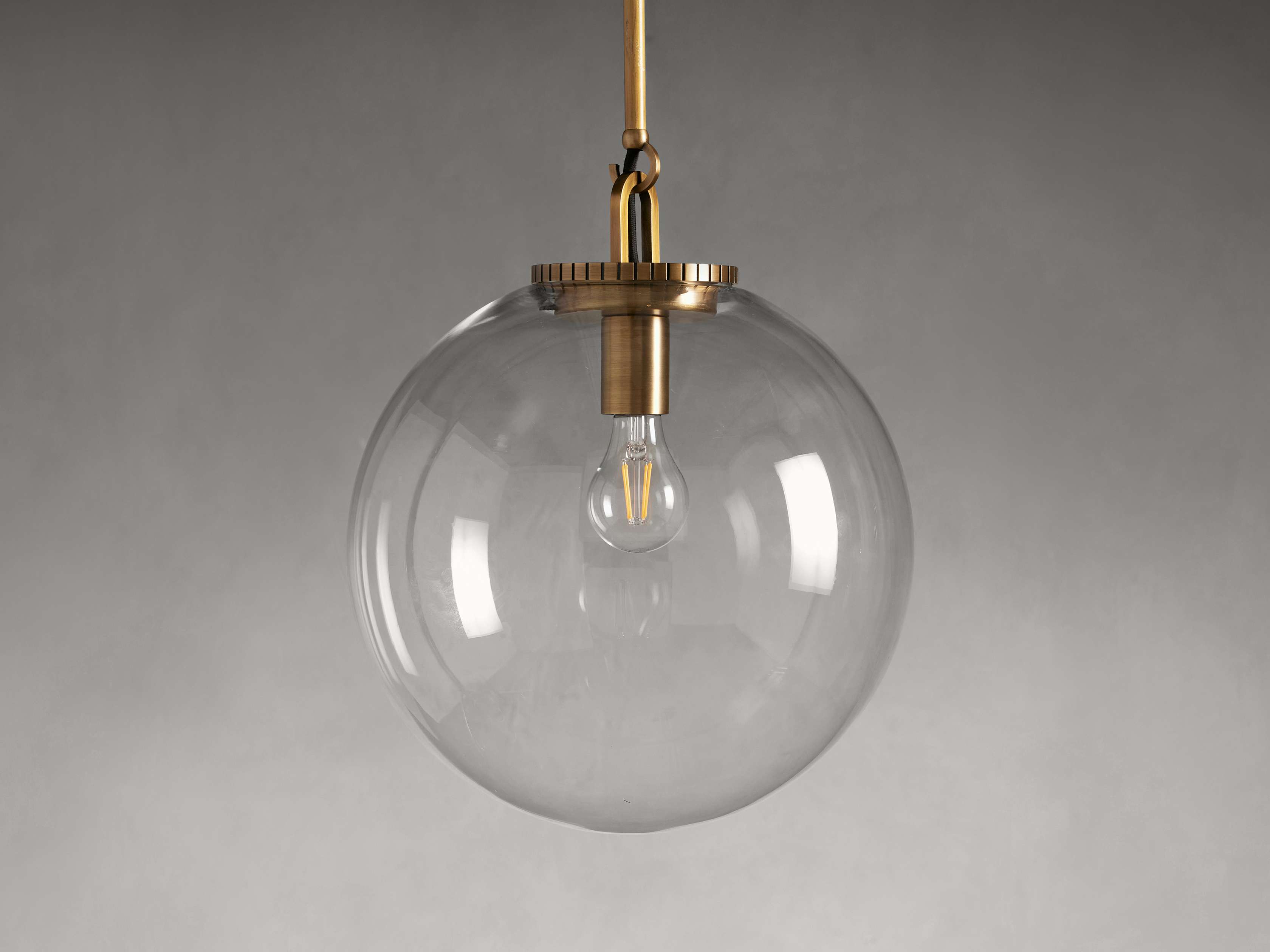 Wescott Globe Pendant with Rod