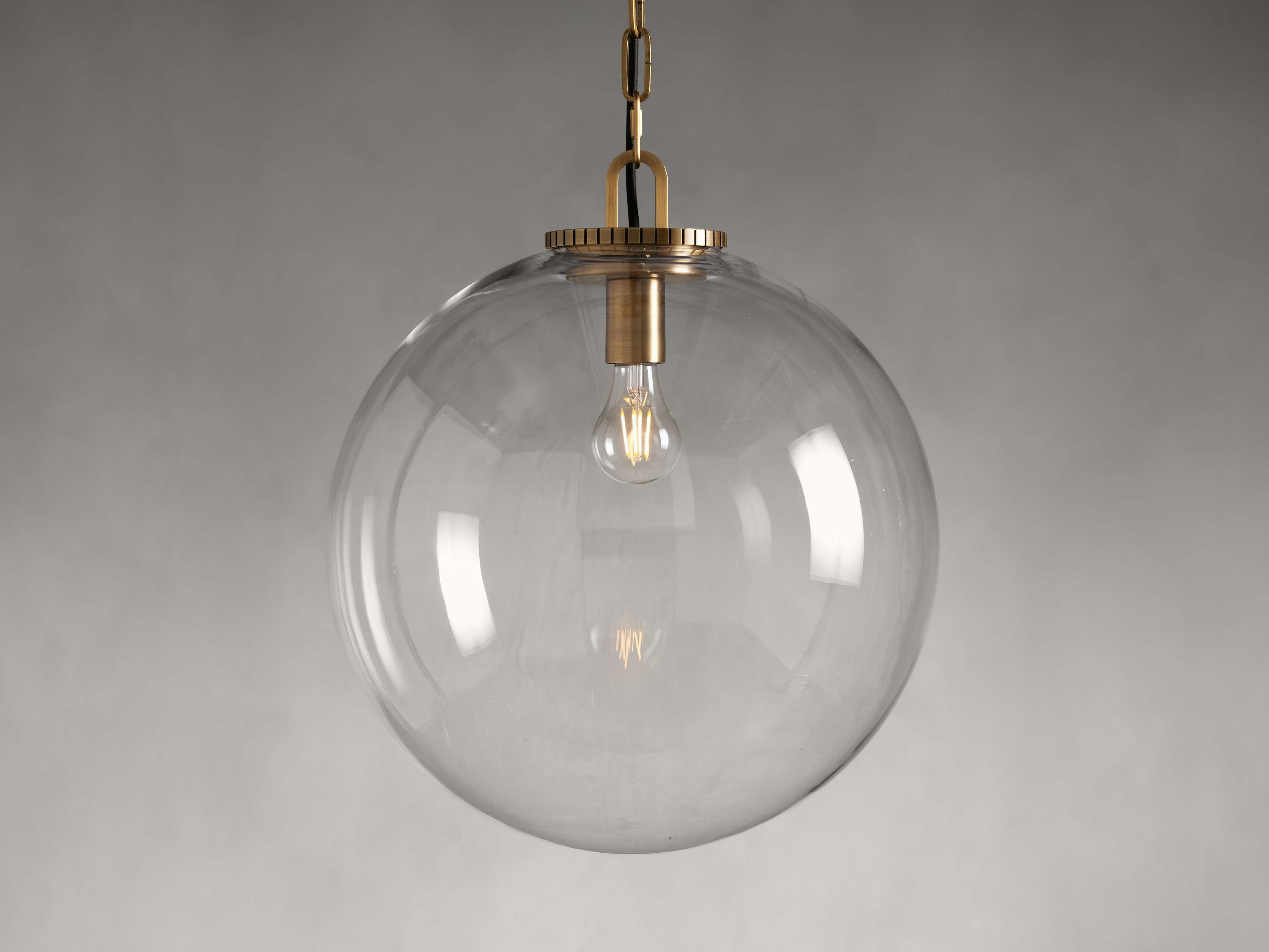 Wescott Globe Pendant with Chain