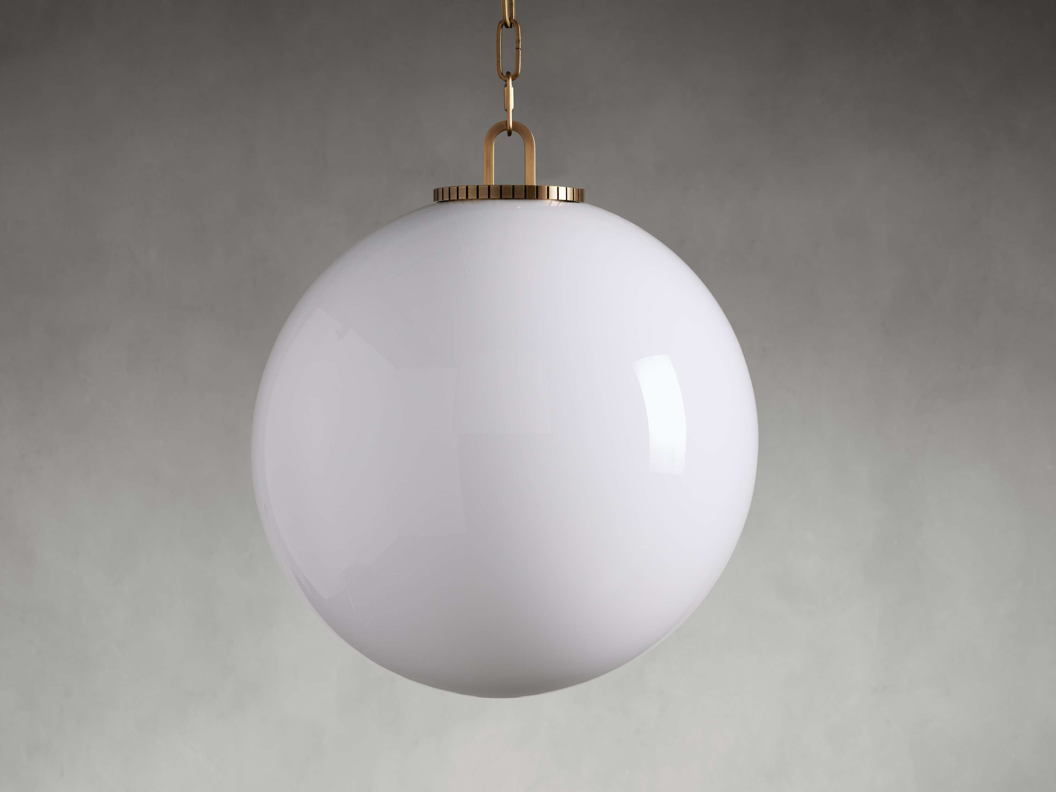 Wescott Globe Pendant with Chain