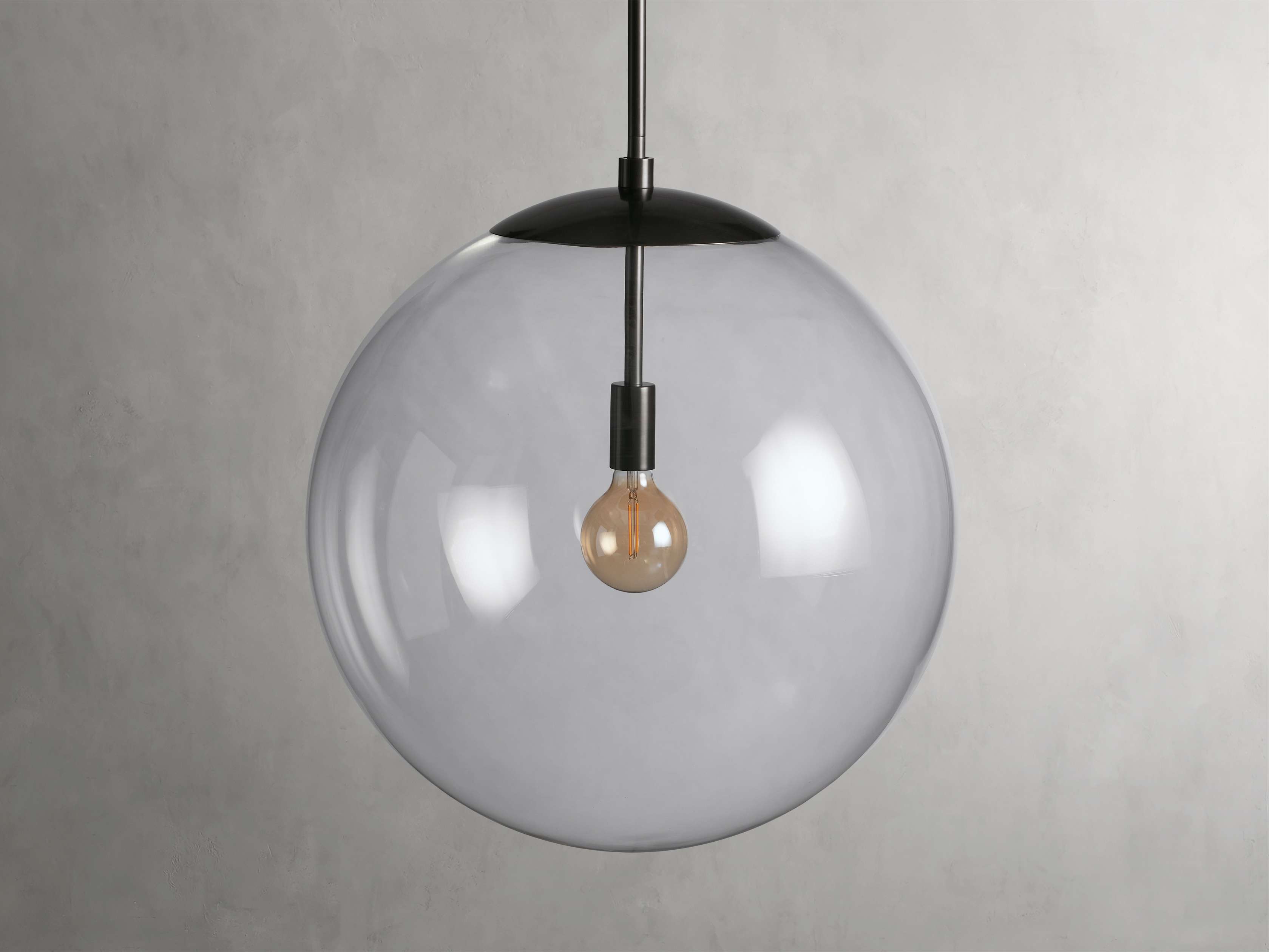 Wescott XL Globe Pendant with Rod