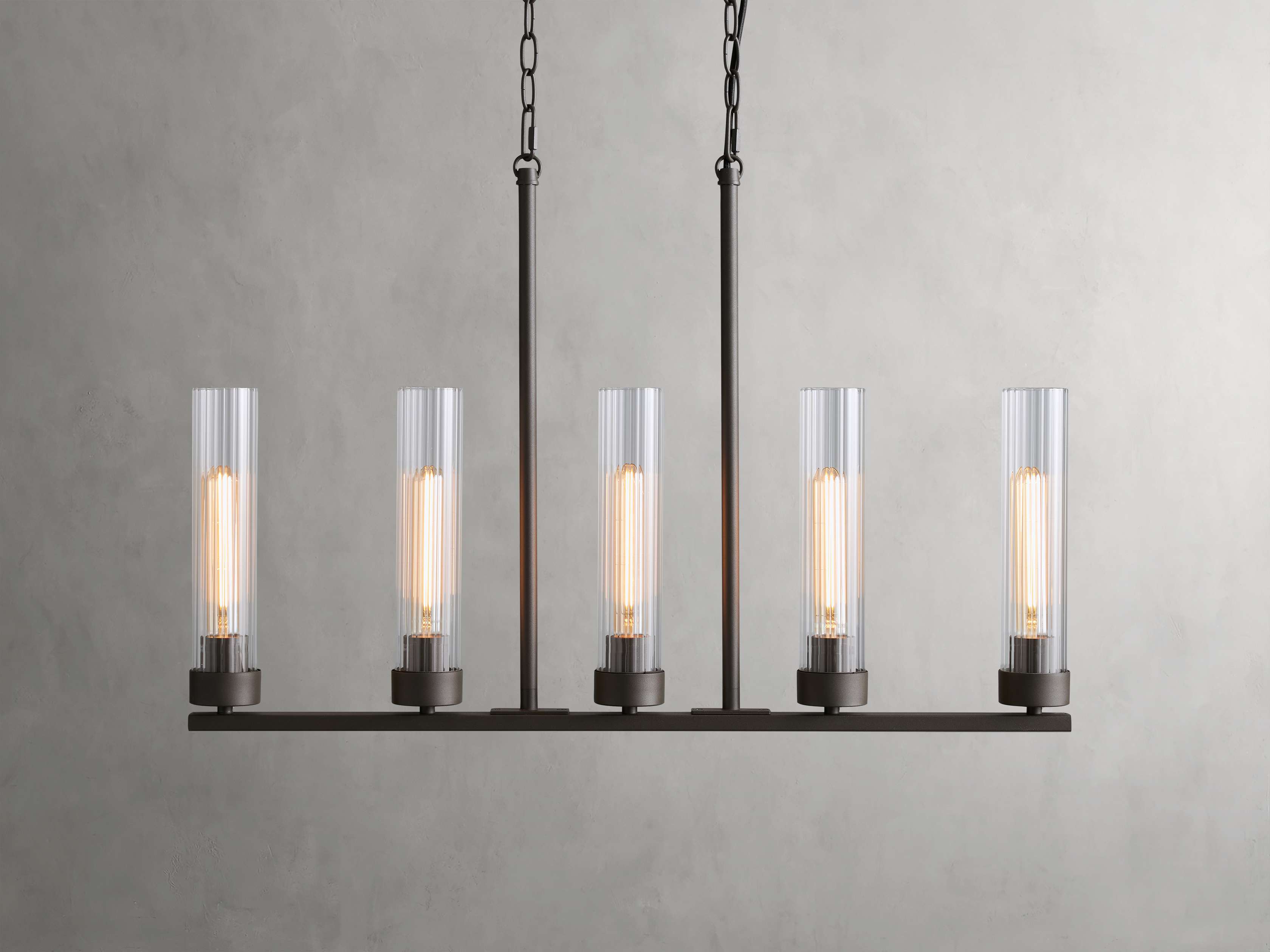 Andreas 5-Light Linear Chandelier