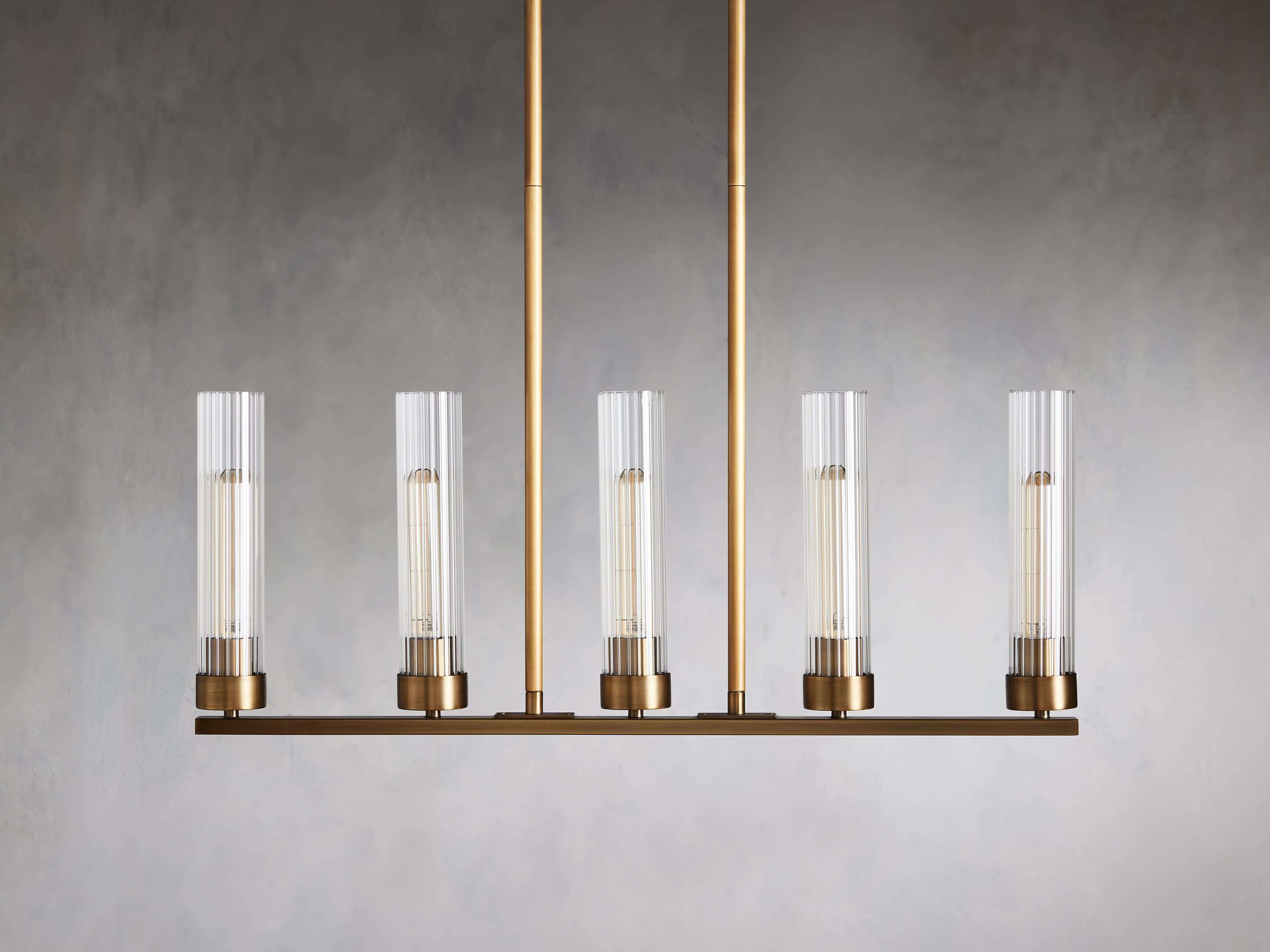 Andreas 5-Light Linear Chandelier