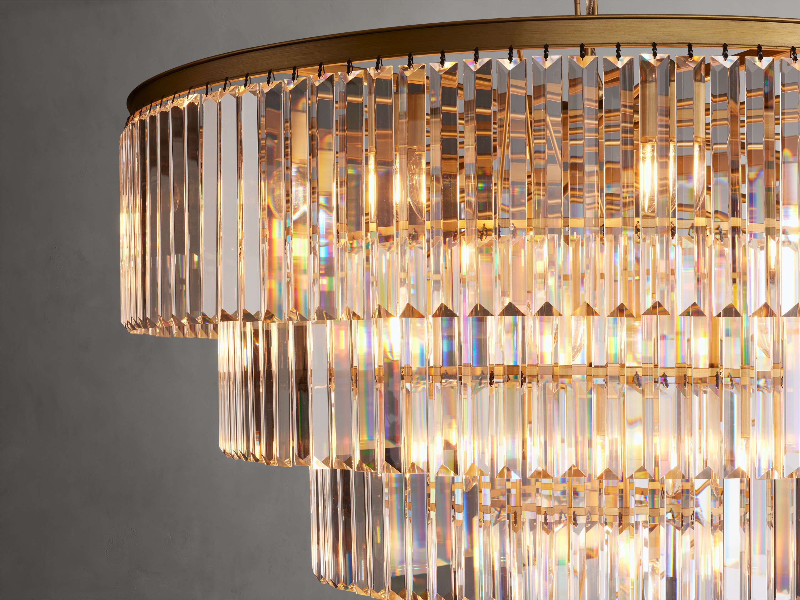 Leyland Tiered Round Chandelier