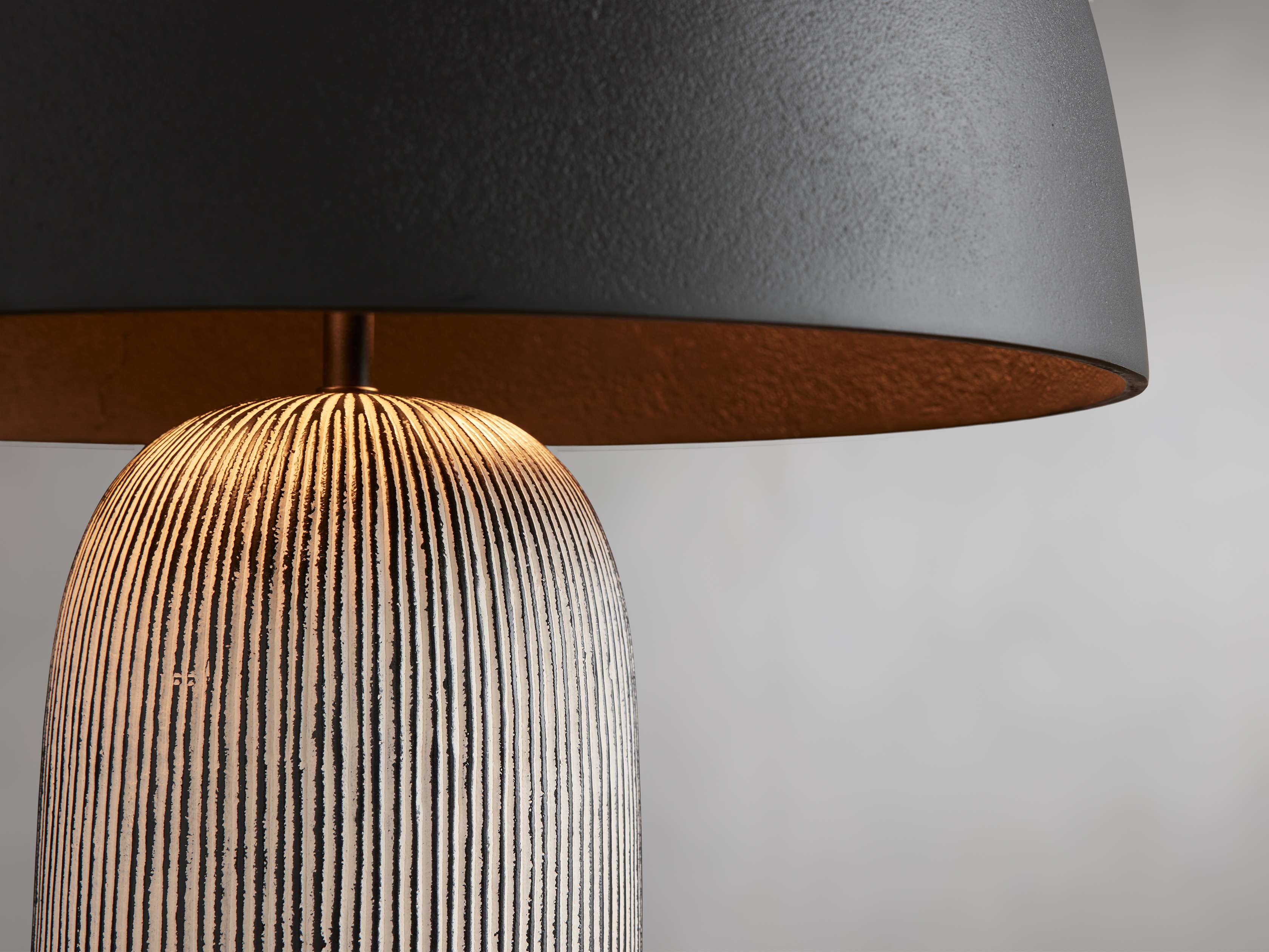 Ira Striped Table Lamp