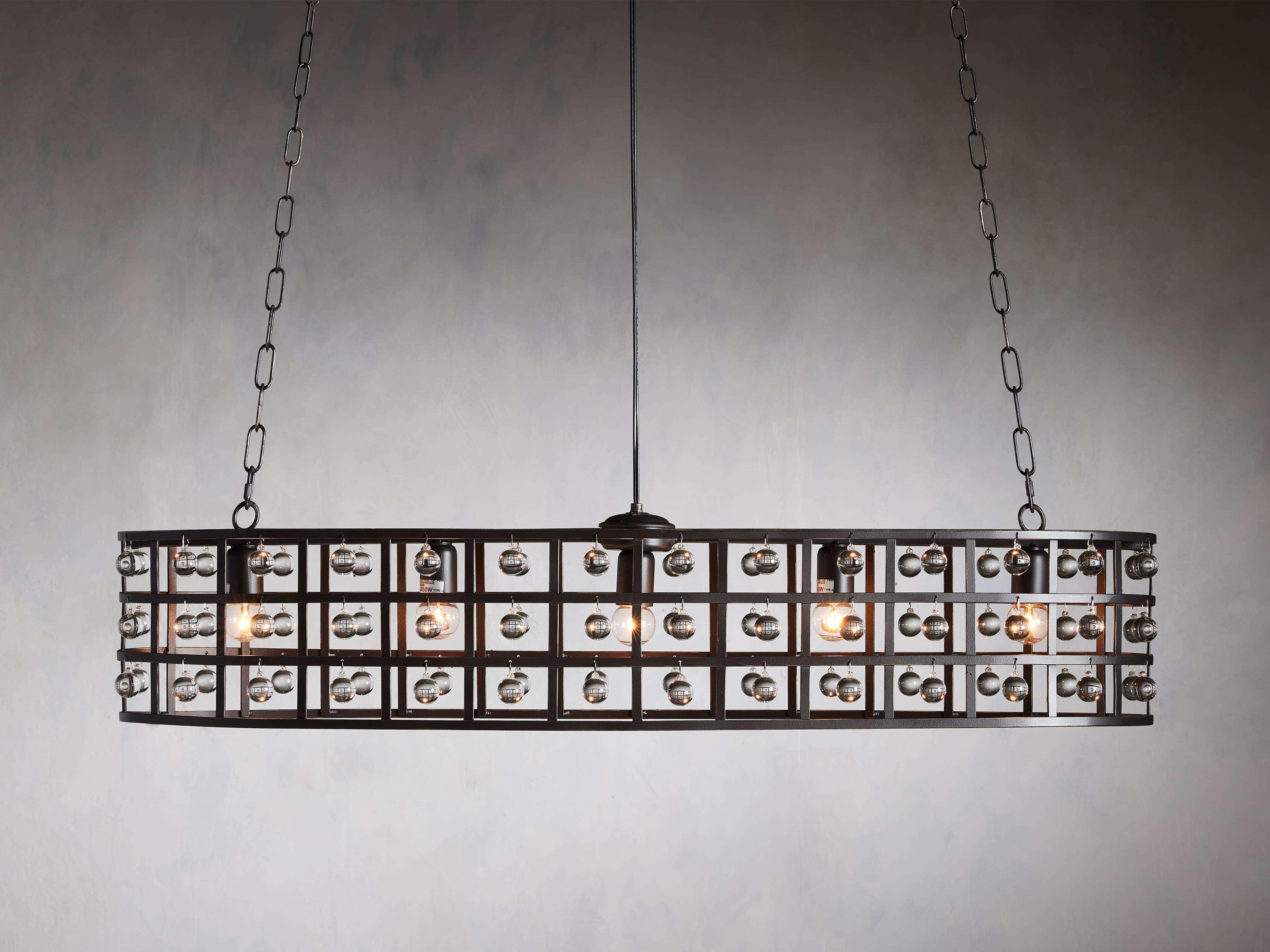 La Cage Oval Chandelier