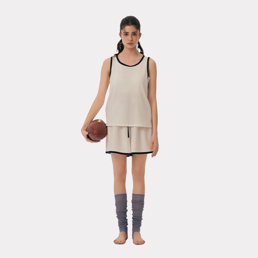 Summer cool women's sleeveless pajamas set
