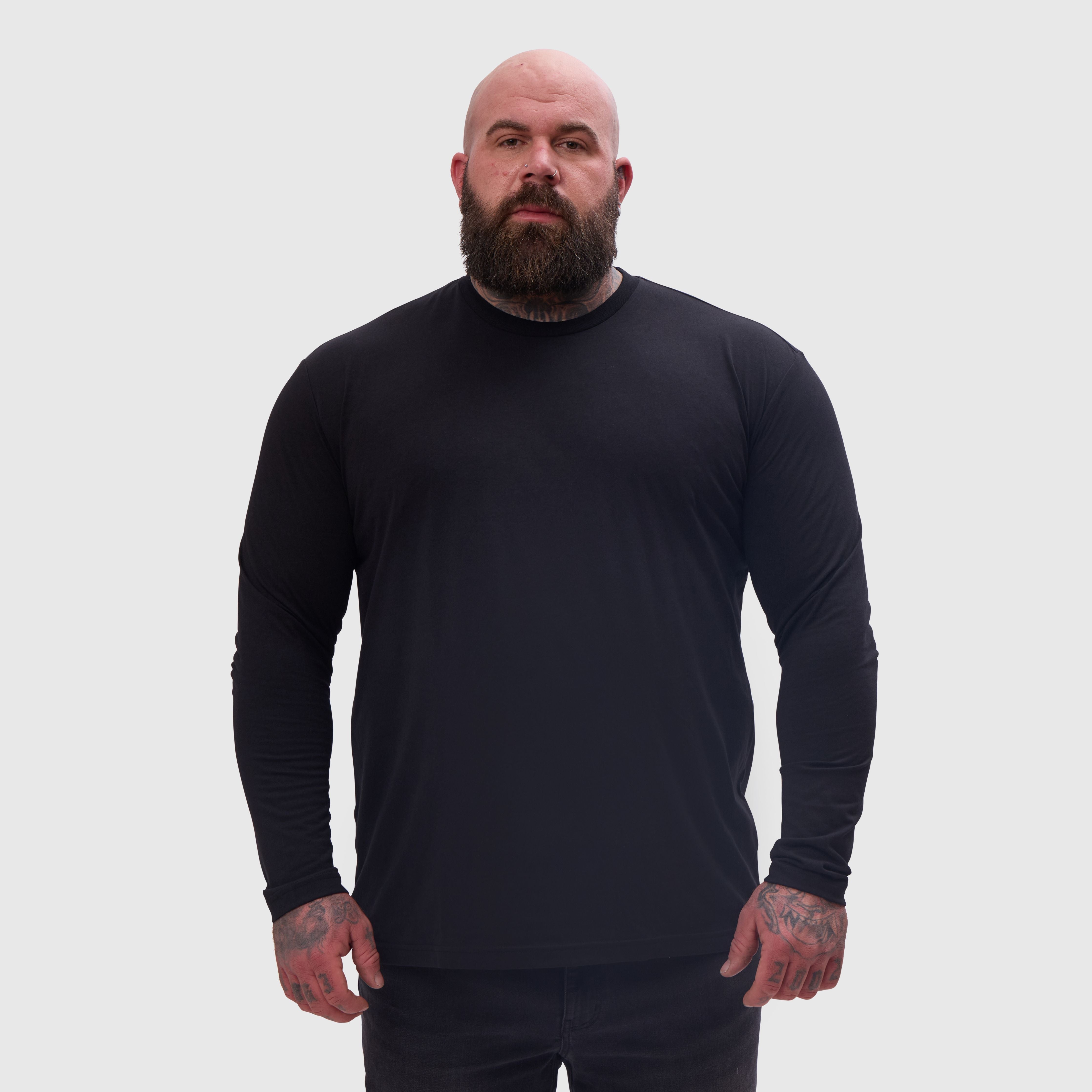 Black Long Sleeve 3-Pack