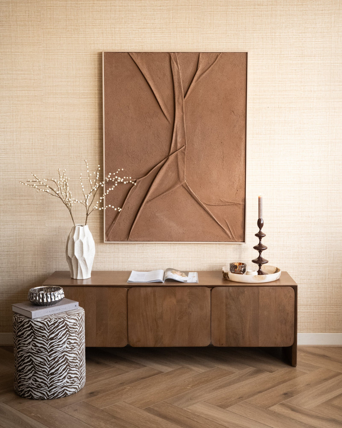 Candle Holder Vireen Brown - Things I Like Things I Love